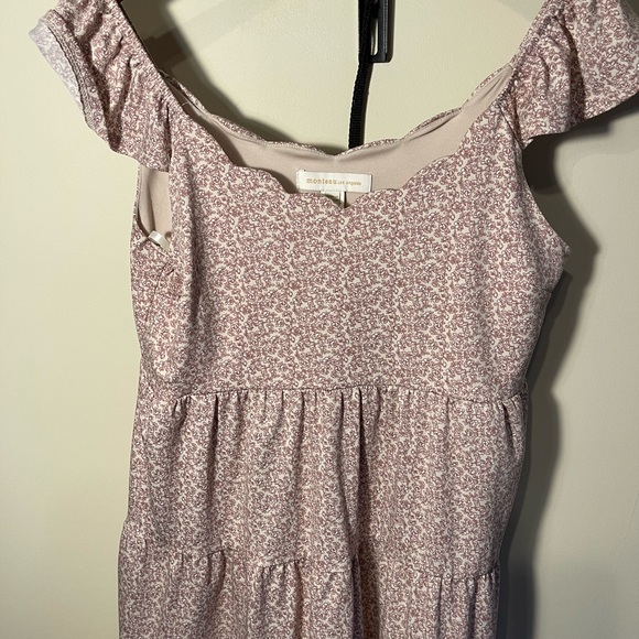 Monteau Dress - lilac floral juniors size L - Picture 6 of 7